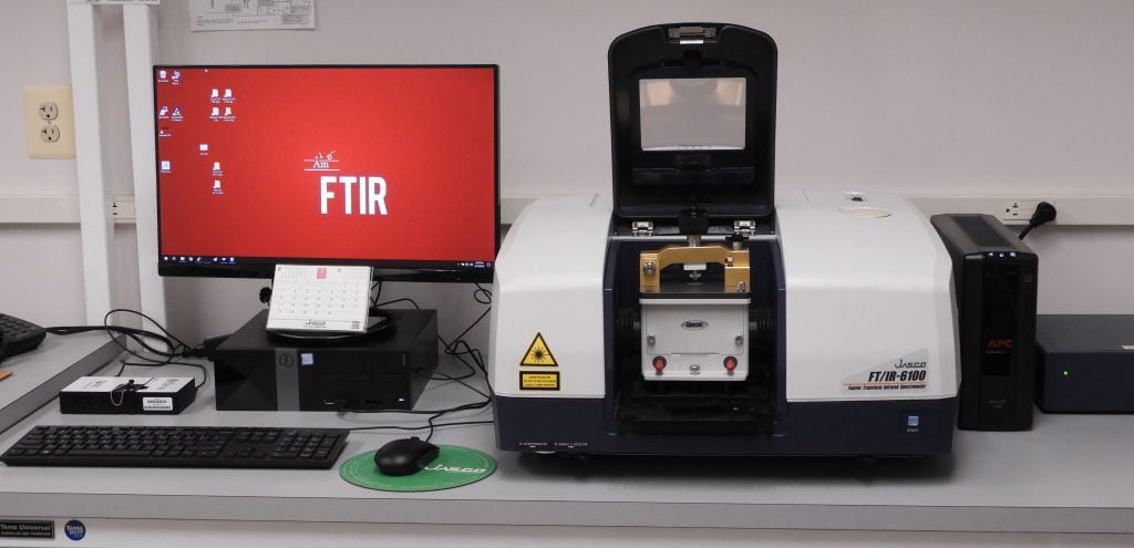 FTIR Analysis Services - JASCO FTIR 6100 System with Specac Golden Gate Diamond ATR