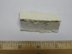 Sealant Analysis - a sealant sample from the application site for analysis