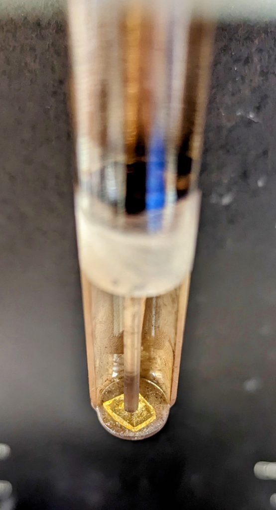 TMA with Glass Sample Inside for analysis