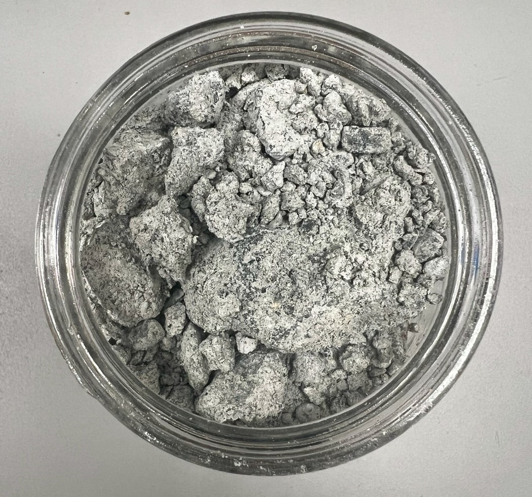 Mineral before grinding for analysis