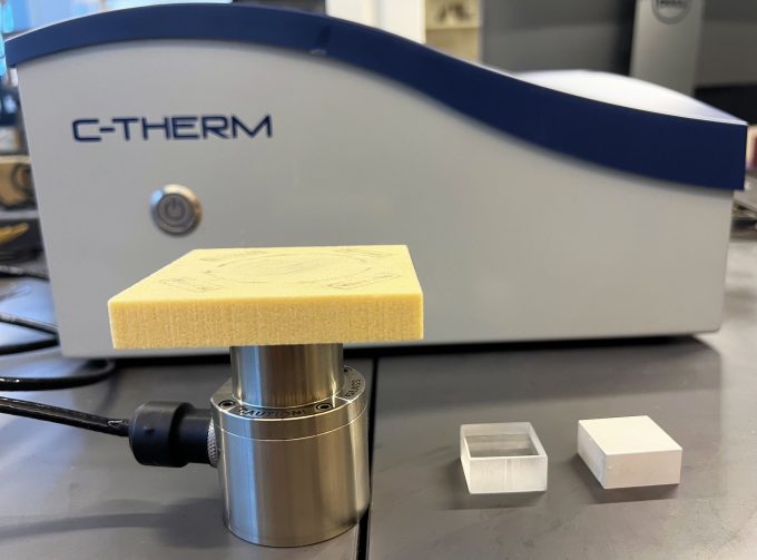 Thermal Conductivity measurement of standard materials